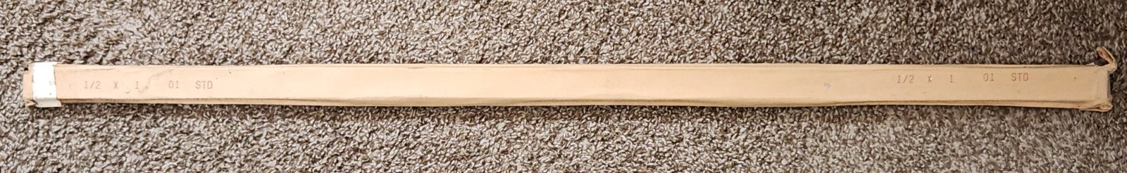 BUFFALO OR KONCOR PRECISION 1/2″ x 1″ x 36″ 0-1 STANDARD FLAT GROUND STOCK (NEW)