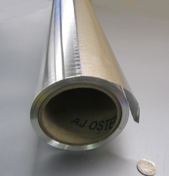 1100 Aluminum Foil (O) .010″ Thick x 24″ Wide x 50 Feet Long Roll