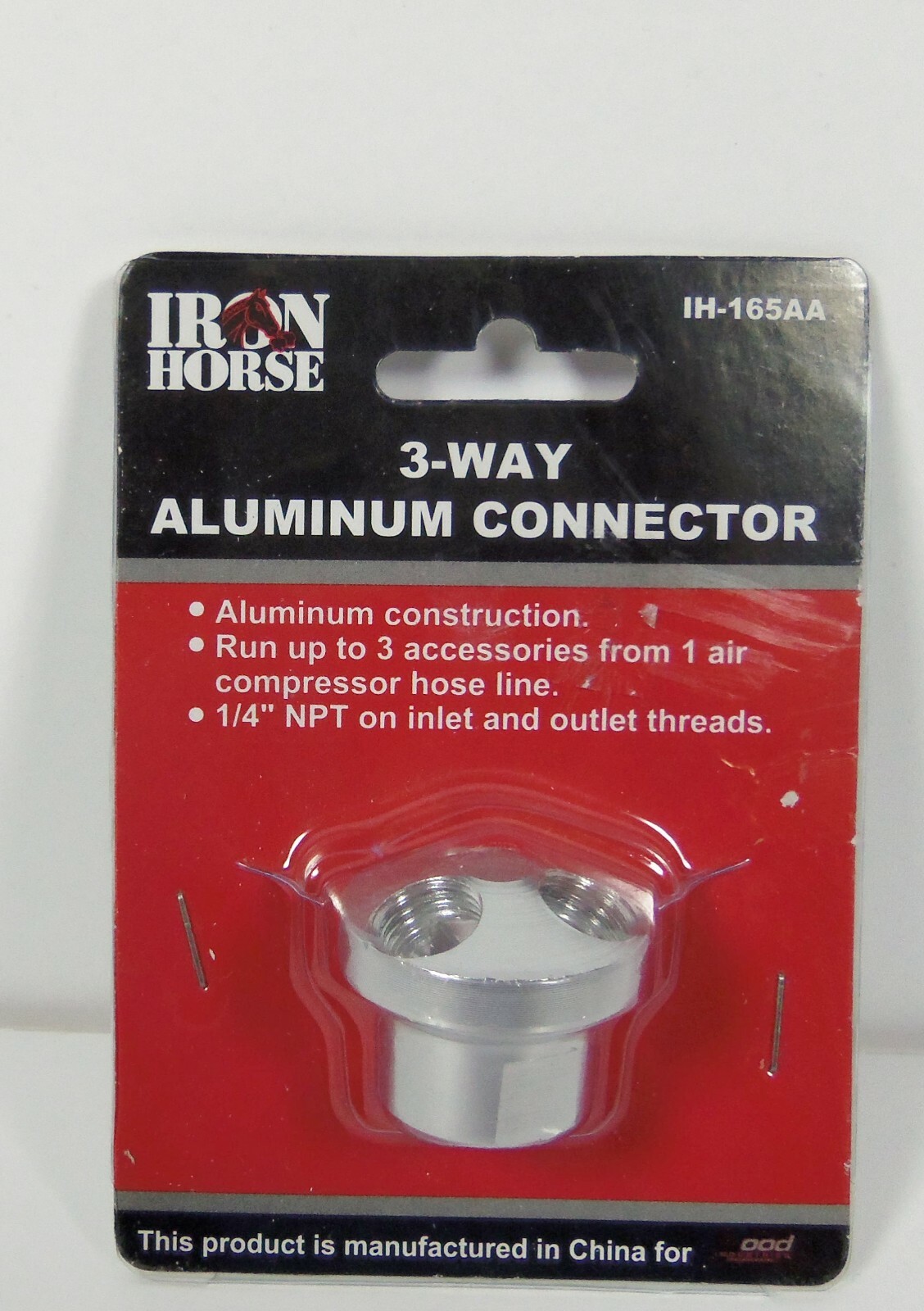 Iron Horse 33 Way 1/4″ NPT Female Aluminum Connector for 3 Air Tools
