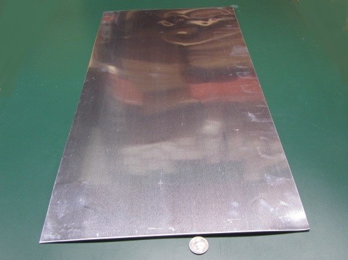 1100 Aluminum Sheet Softened (O) .063″ (1/16″) Thick x 12.0″ Wide x 24.0″ Long