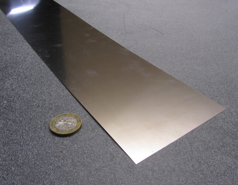 301 Stainless Steel Sheet Shim, .031″ (+/-.0015″) x 4.0″ Width x 5 Foot Length