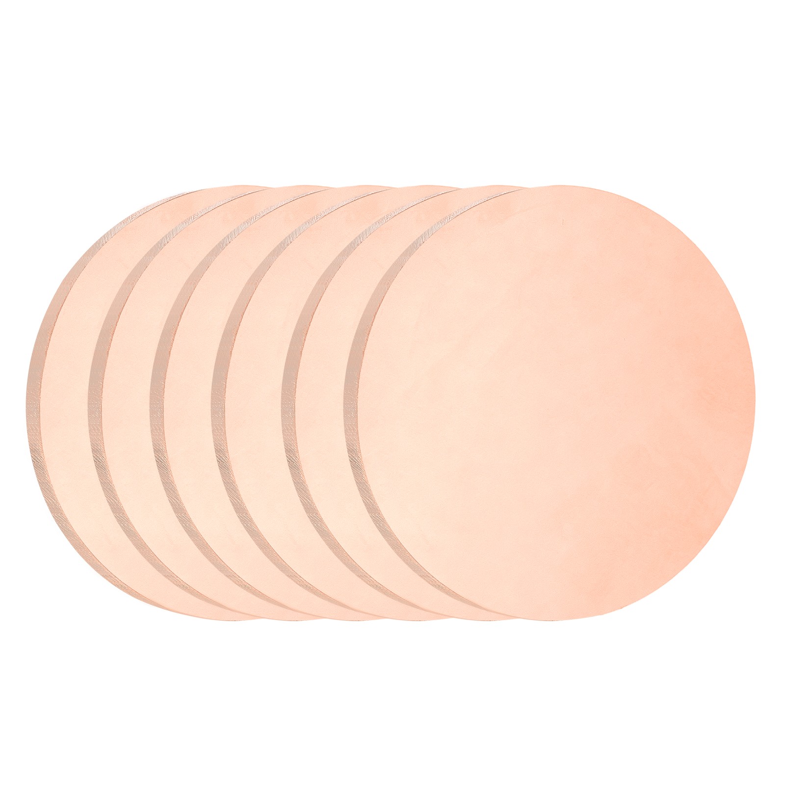 6Pcs 0.04″ Thick 1″ Dia C1100 Pure Copper Sheet INDUSTRIAL Copper Round Plate