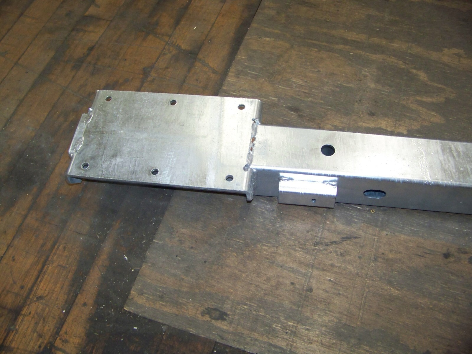 4 x 4″ Steel 66″ Bar 69″ OAL 8″ X 13.5″ Plate Tow Bar 1/4″ Thick New