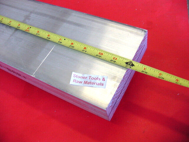 1-1/4″ X 6″ ALUMINUM 6061 FLAT BAR 24″ long Solid 1.250″ Plate New Mill Stock