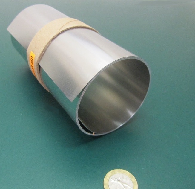 301 Stainless Steel Sheet 1/2 Hard .008″ Thick x 6.0″ Width x 50.0″ Length