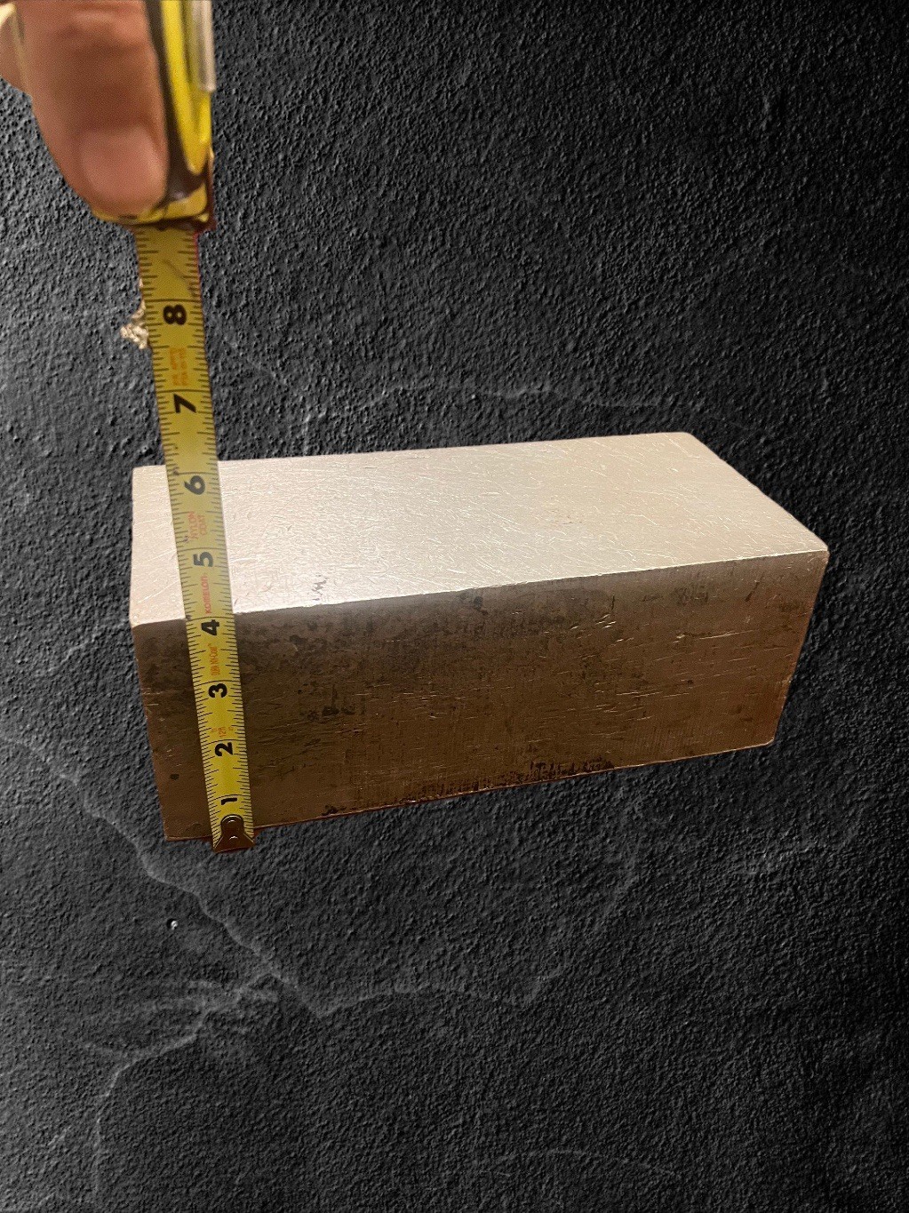 Aluminum 21 Lbs Block/Bar 10.5” X 5” X 4”