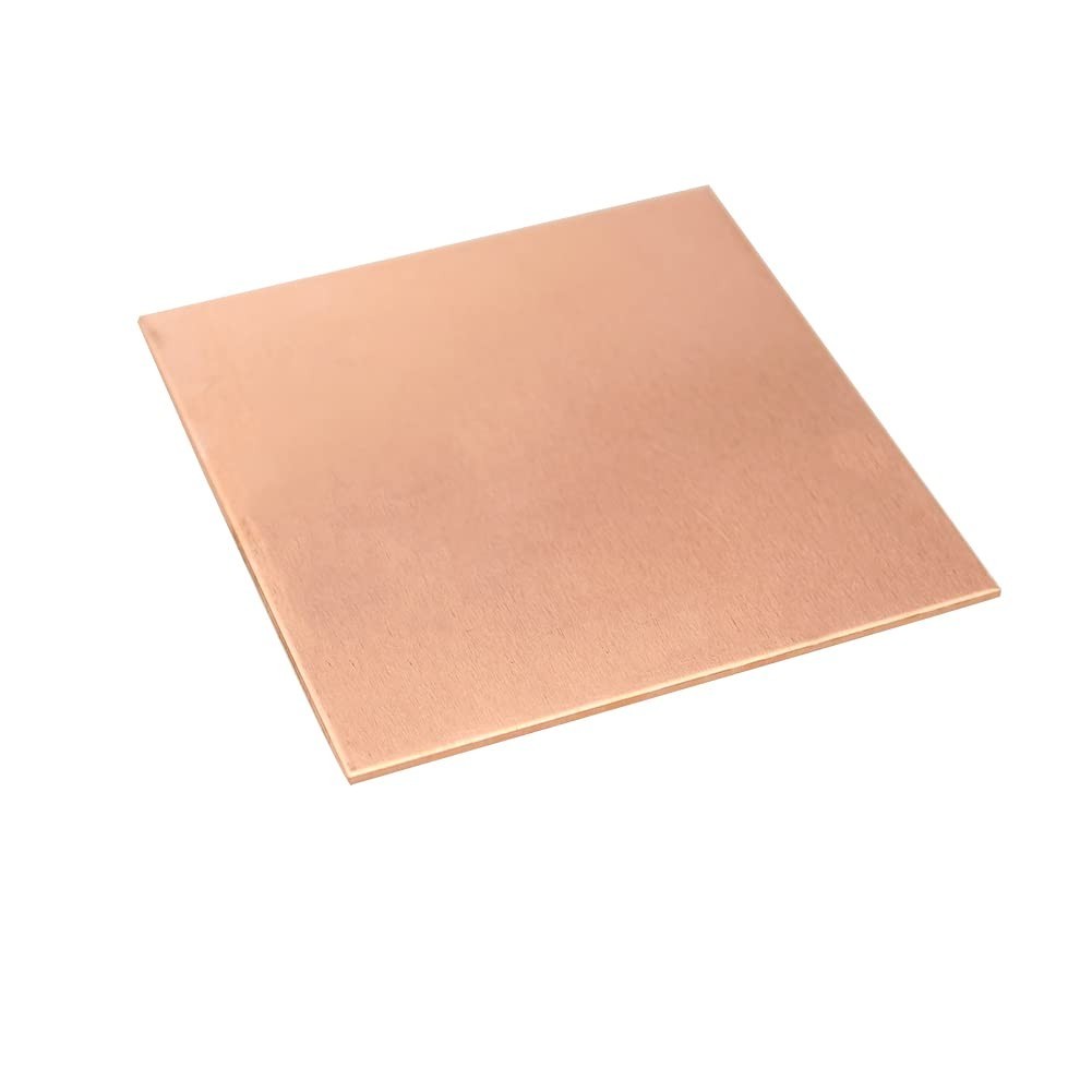 Versatile 22 Gauge Copper Sheet 7.9″ x 7.9″ – Perfect for Crafts & Home Projects