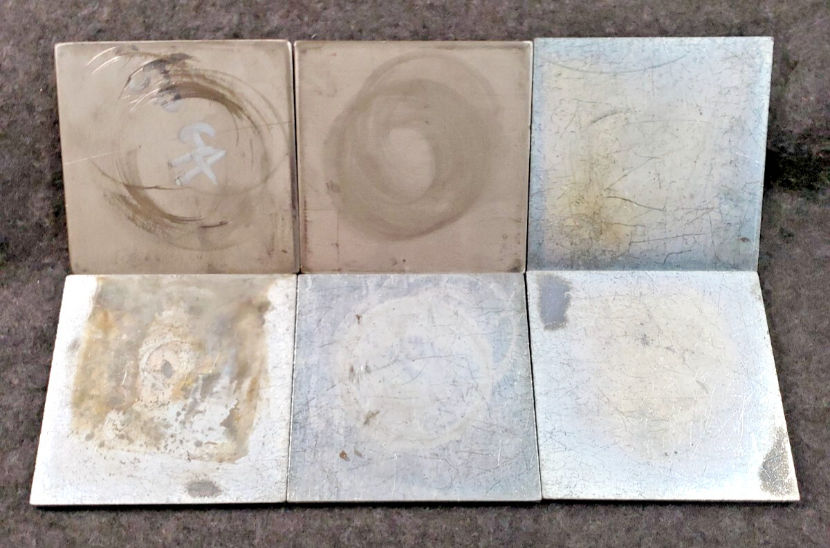 6 Pcs Steel Sheet Sheet Plate Steel Plate (100x100mm) Thickness: 5mm……(OSSD)
