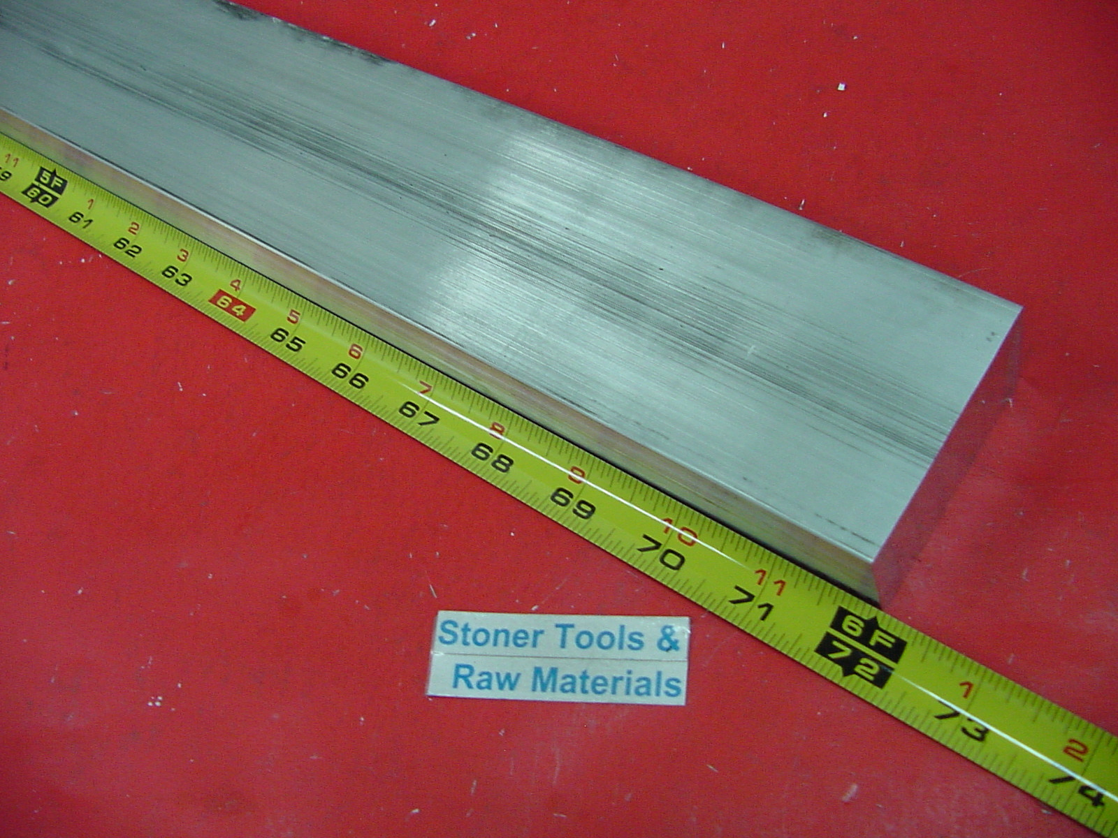 1-1/2″ X 2″ ALUMINUM FLAT BAR 72″ long 1.50″x 2.00 6061 T6511 Plate Mill Stock