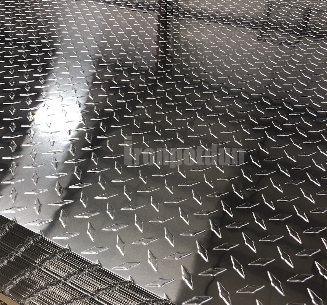 24″ x 120″ Aluminum Diamond Plate 0.04in Thick Sheet Embossed Trailer RV 3003