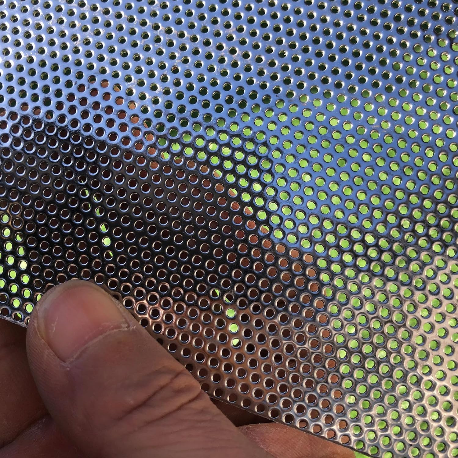 Perforated Metal Sheets 19 Gauge 16″X12″ Expanded Metal Mesh Opening 1/16″ 0.06