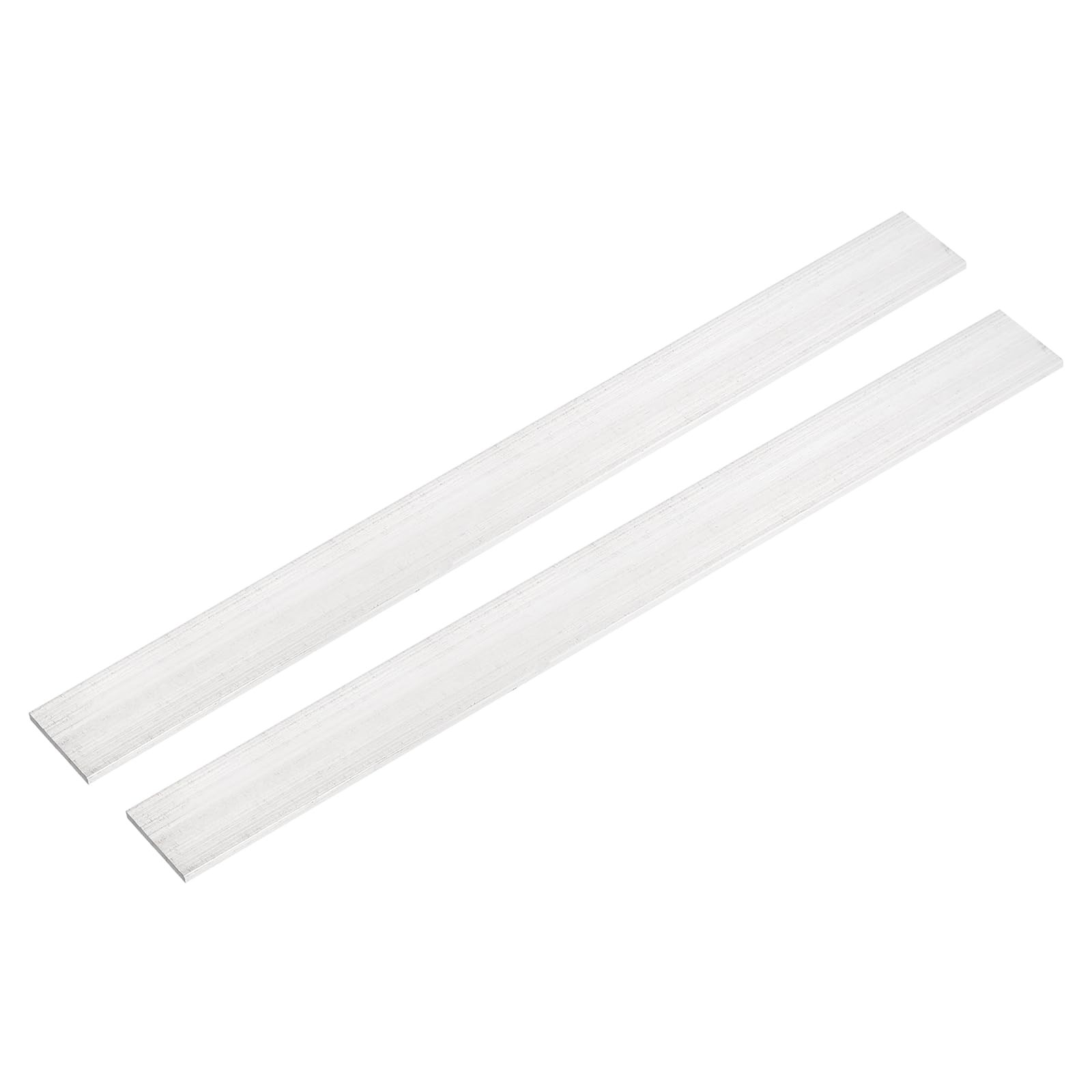 2 Pcs Square Aluminum Flat Bar, 1/8″ (2.5mm) Thick x 1 3/16″ (30mm) Width x 1…