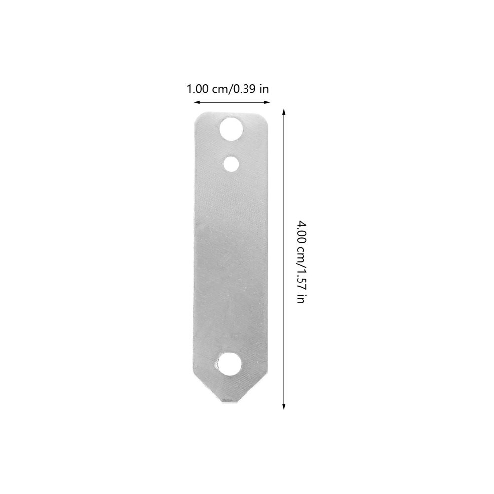 10Pcs Durable Zinc and Copper Anode Sheets Multicolor Electroplating Experiment