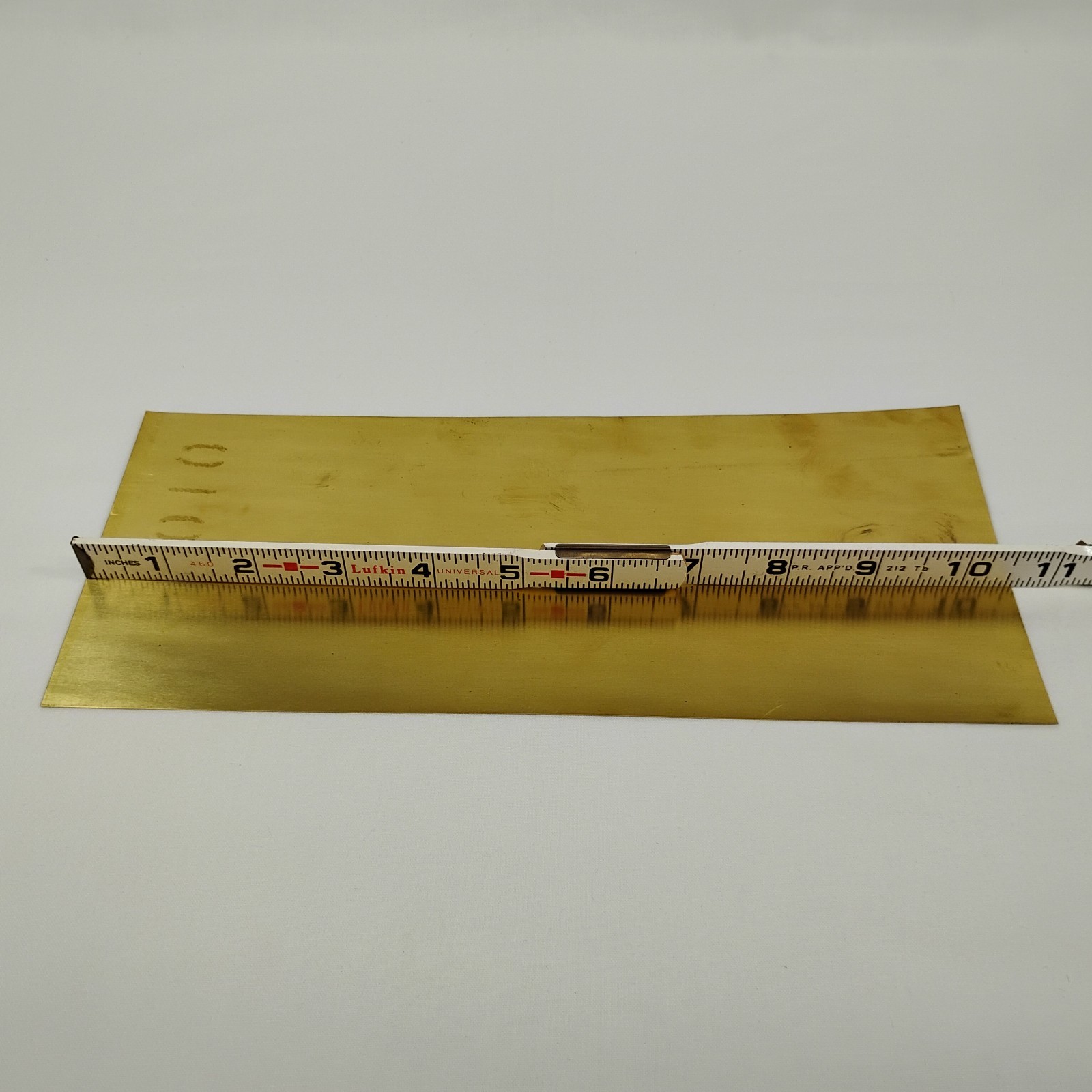 12 Pc Brass Shim Stock Assortment 6″ x 12″ .001-.015 *One Sheet Cut Down*