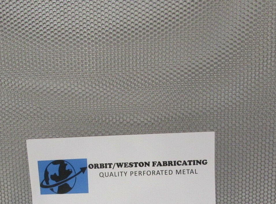 5/32″ HOLES–18 GAUGE – 304 STAINLESS STEEL PERFORATED SHEET– 7-1/2 ” X 8″
