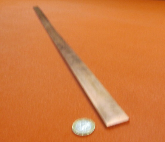 110 Copper Bar H02, 1/8″ Thick x 1.00″ Wide x 36 Inch Length
