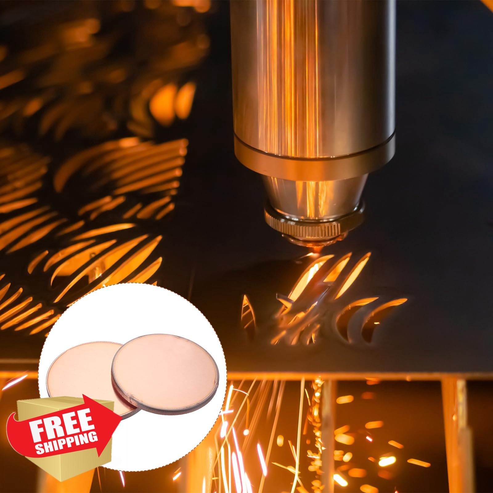 MECCANIXITY 5 Pcs 1.97″ Copper Plate