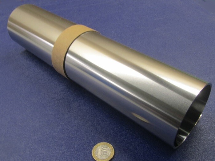 18-8 Stainless Steel Sheet, Full Hard, .007″ x 12″ x 100″