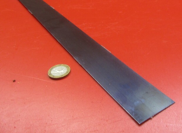 1095 Hard Blue Tempered Spring Steel Shim .062″ Thick x 1.50″ Width x 300″ Long