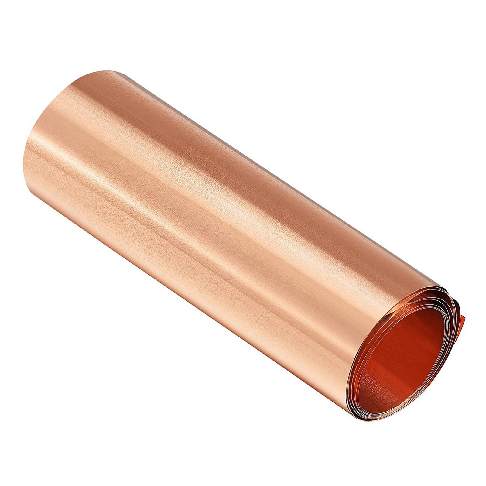 2X Copper Sheet Roll, Metal Foil Sheet 1000mm x 100mm x 0.03mm T3Q71656