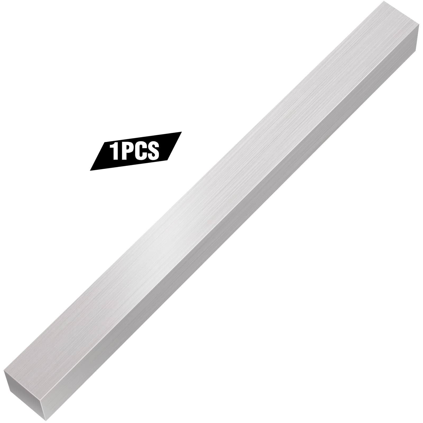Aluminum Flat Bar Stock 1x1x12 Inch 25x25x300mm 6061 Solid CNC Precision