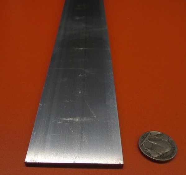 6061 T6 Aluminum Bar .090″ Thick x 2.0″ Wide x 48″ Length, 2 Pcs