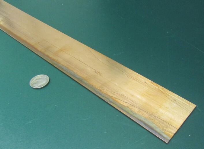 110 Copper Bar H02, 1/16″ Thick x 2.0″ Wide x 24 Inch Length