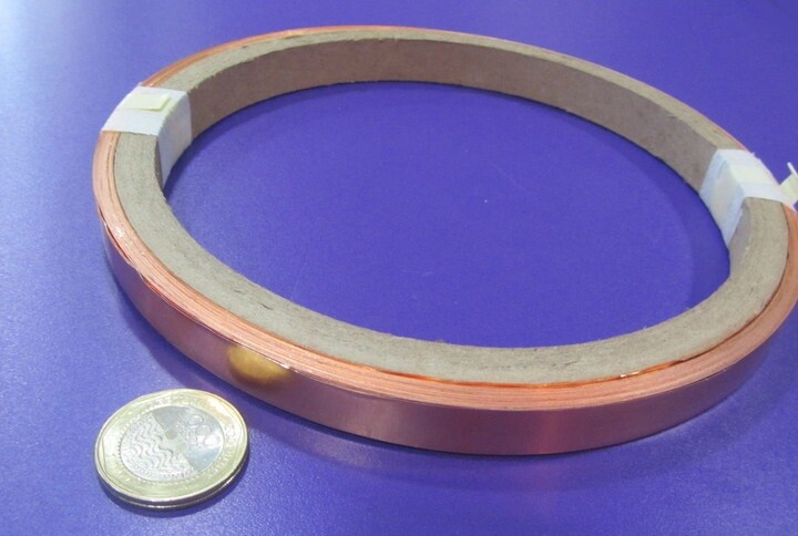 110 Copper Foil Soft Temper .003″ Thick x 1/2″ Wide x 100 Foot Length