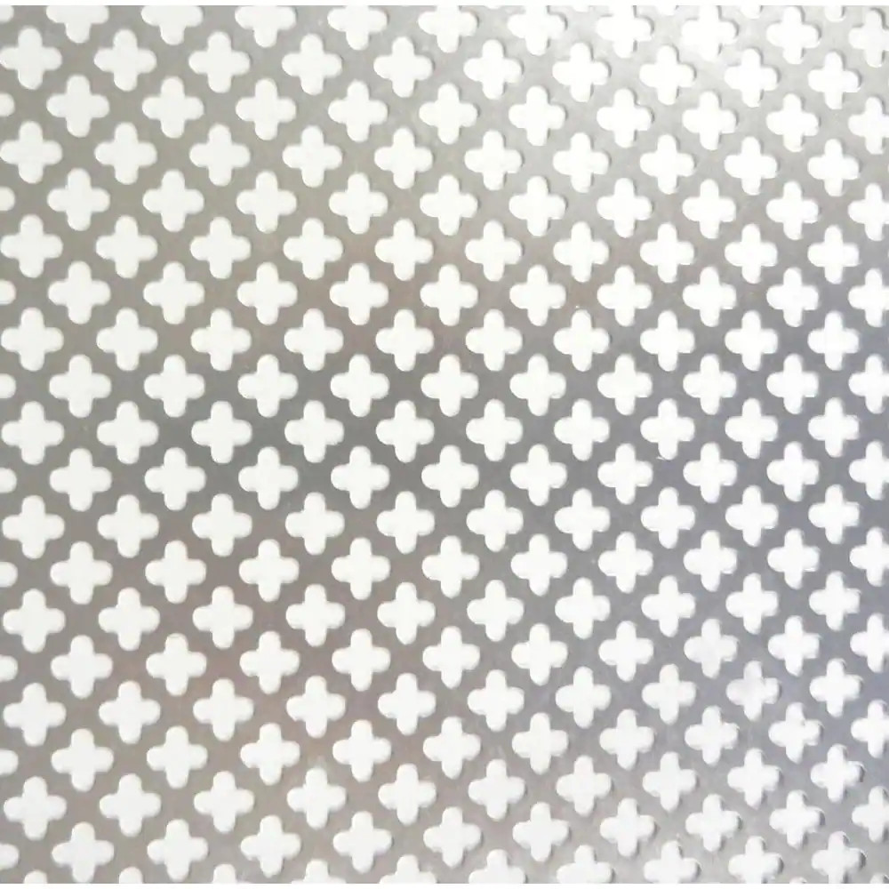 Cloverleaf Durable Aluminum Sheet Indoor/Outdoor in Silver 24 In. X 36 In.