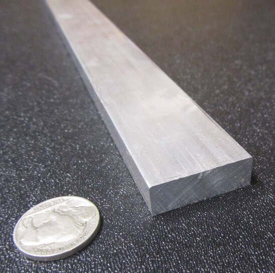 6061 T6 Metric Aluminum Bar, 10mm Thick x 30mm Wide x 3 Ft Length