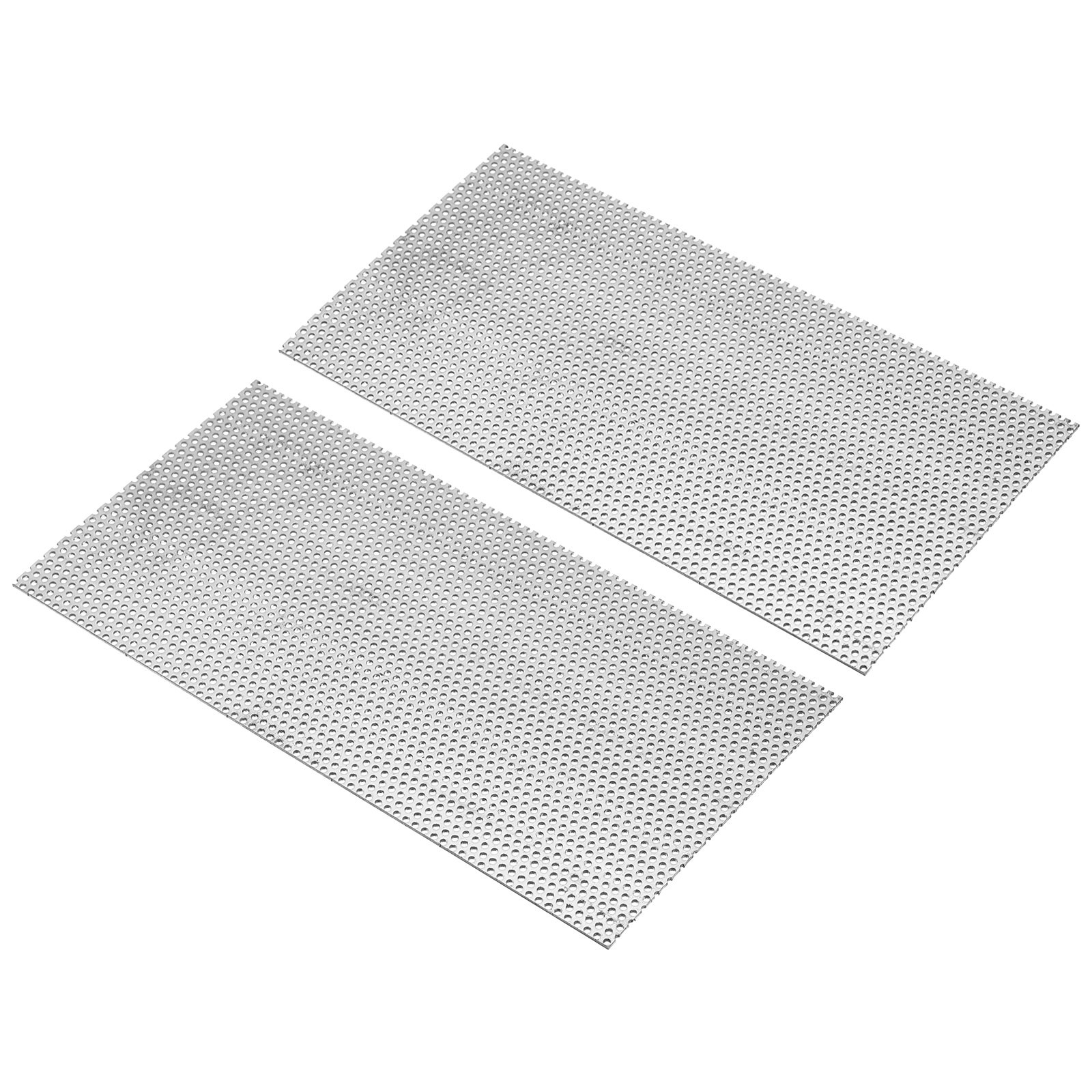 7.9″ L x 3.9″ W Perforated Metal Sheets, 2pcs 16Ga 0.06″Hole 304 Stainless Steel