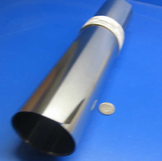 301 Stainless Steel Sheet Shim, .003″ (+/-.0003″) x 12.0″ x 10 Foot Length