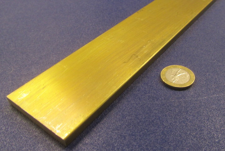 360 Brass Flat Bar 1/4″ Thick x 2.0″ Wide x 60.0″ Length