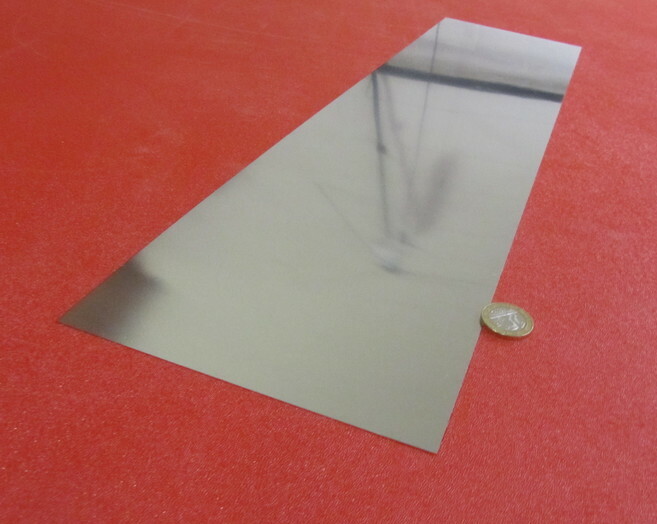 18-8 Stainless Steel Sheet, Full Hard, .009″ x 6.0″ x 25″