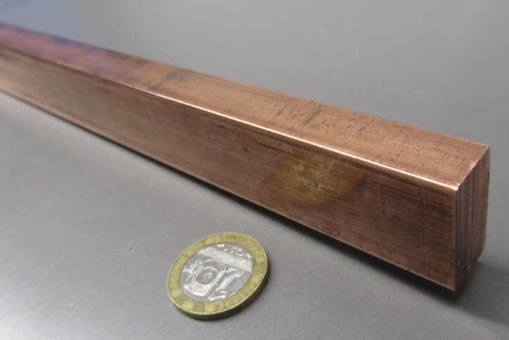 182 Copper Bar 1/2″ Thick x 1.0″ Wide x 3 Foot Length