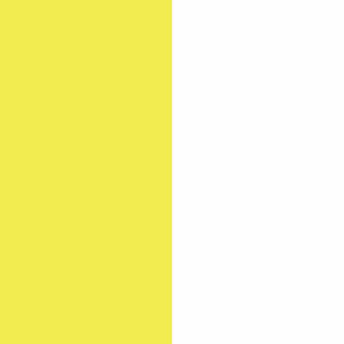 Aluminum Sheet Painted, Yellow/White, 0.040″ x 48″ x 60″ VP 1 Side