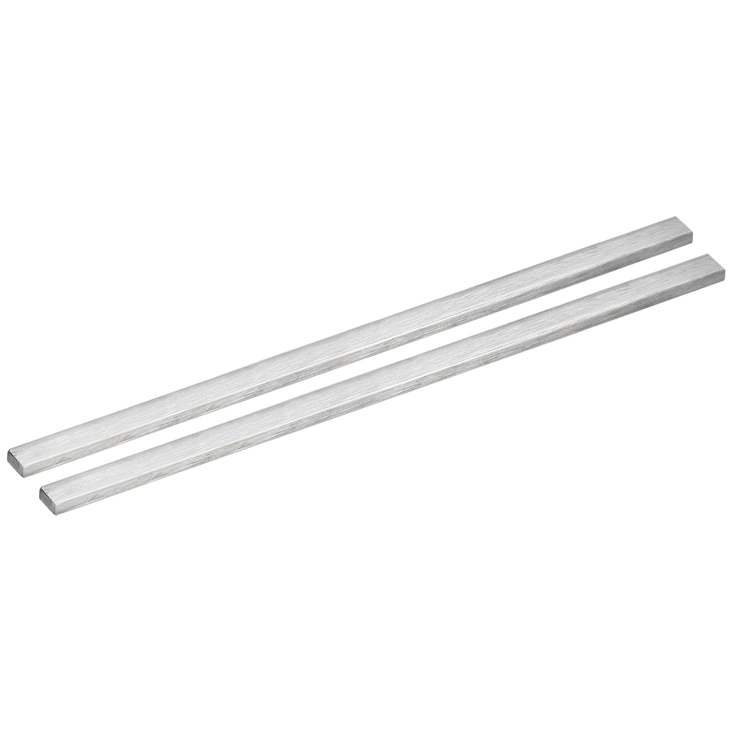 316L Stainless Steel Flat Bar, 5/32″ Thickness 3/8″ Width 8″ Length Brushed Fini
