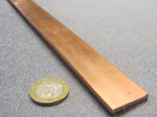 110 Copper Bar H02, 1/8″ Thick x 1.00″ Wide x 12 Inch Length