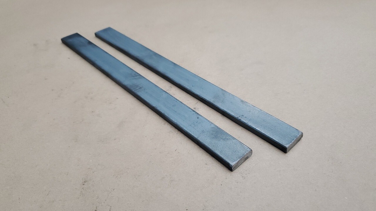 1/4″x1″ A36 Steel Flat Bar 12″ Inches Long (+/- 1/8″) Hot Rolled Lot of 2