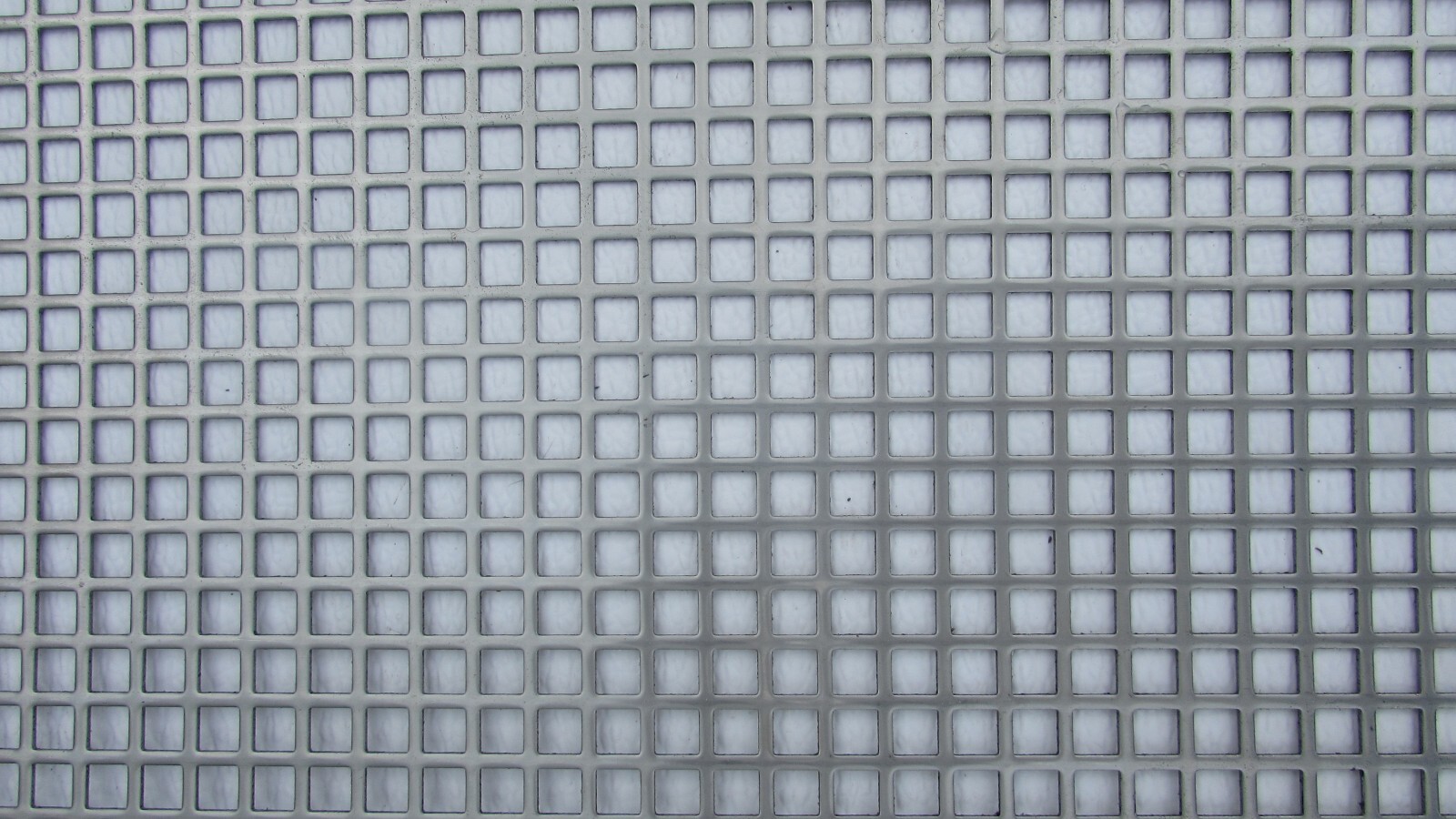 3/8 SQUARE PERFORATED METAL 16 GAUGE–PLAIN STEEL– 10-1/4″ X 29″