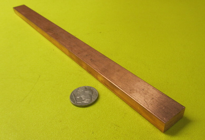 182 Copper Bar 3/8″ Thick x 3/4″ Wide x 1 Foot Length