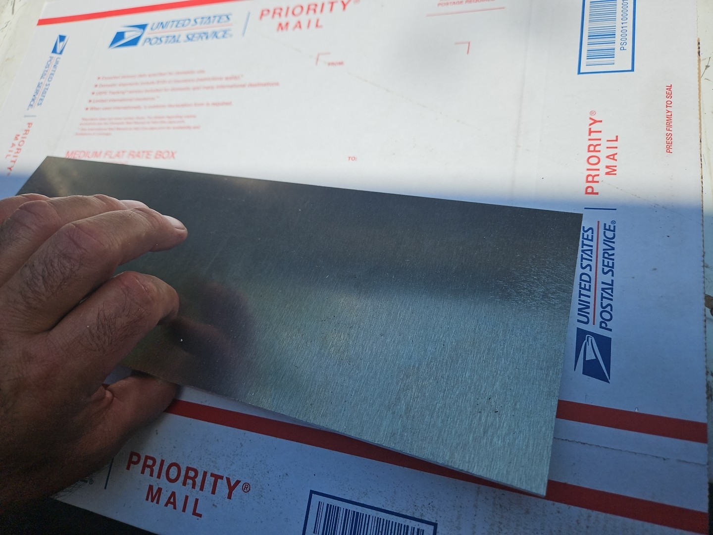 Aluminum plate 5052 (H32) 1/4” X 15” X 5″ Made In USA