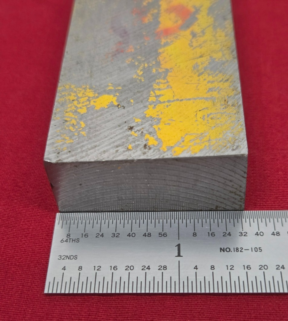D2 Tool Steel Block Billet 3.705″ L x 1.51″ W x 0.64″ Thick – 16.4 Oz.