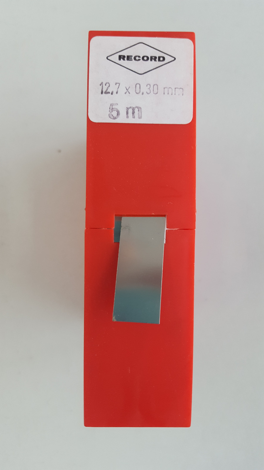 Fühlerlehrenband 12,7 mm x 5 m in Rollen, Metallband