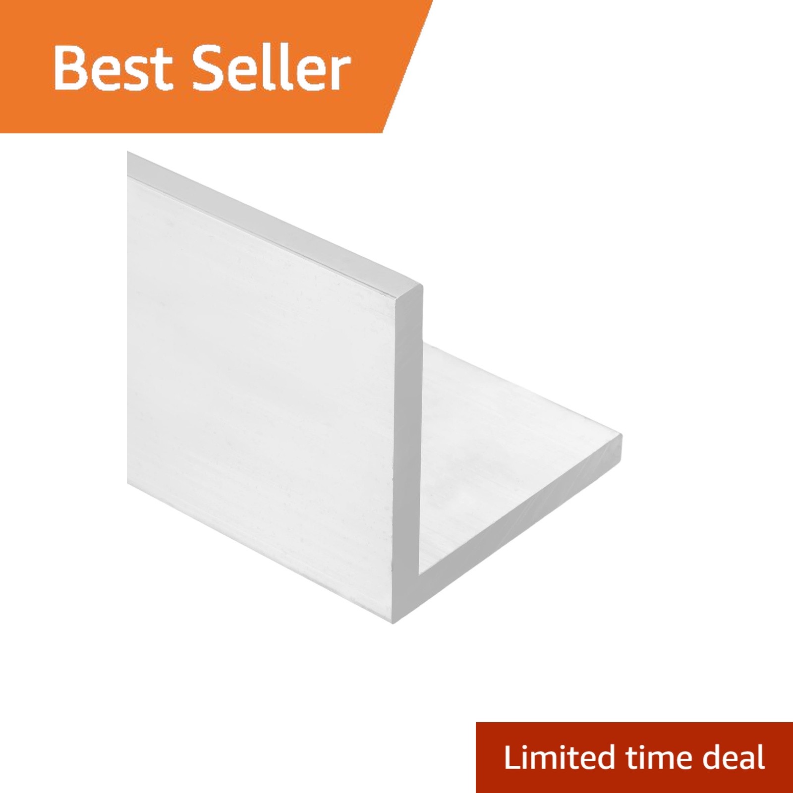 MECCANIXITY 11.81″ Aluminum Angle Stock 3-5/32″x3-5/32″x15/64″