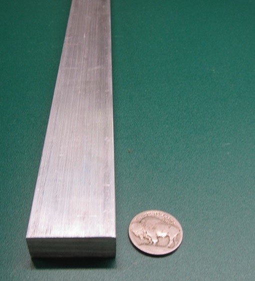 2024 T351 Aluminum Bar, 1/2″ (.500″) Thick x 1 1/4″ Wide x 12″ Length