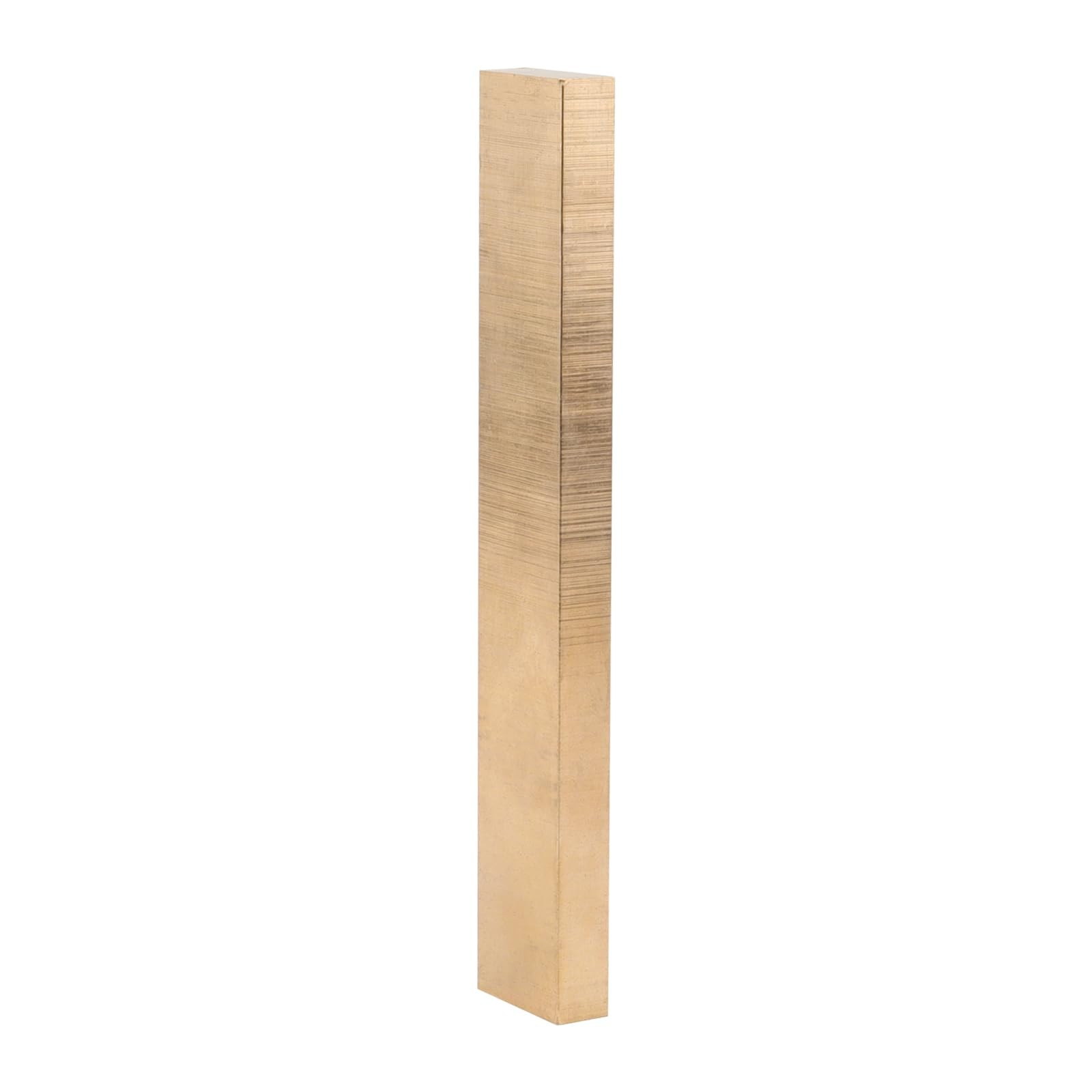 2 PCS 3/8x1x6 Inch Brass Flat Bar Rectangular Solid Plate Mill Stock Metal