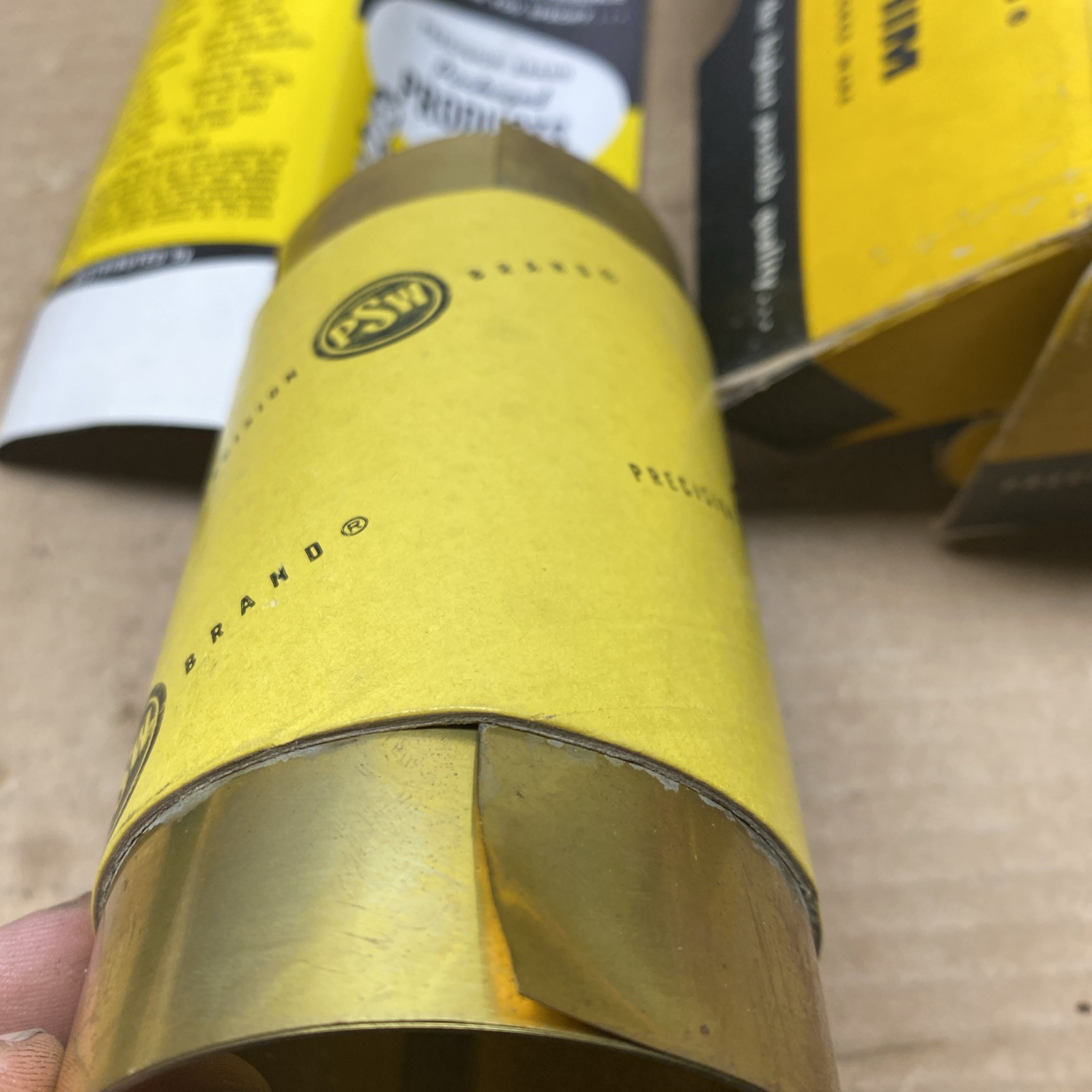 Precision Brand Shim Stock, Roll, Brass, 0.005 Gage , 6 In, Length: 100″
