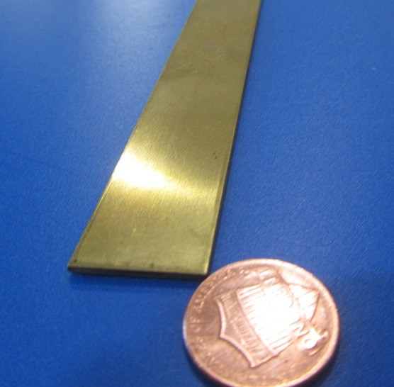 353 Brass Flat Bar 1/16″ Thick x 3/4″ Wide x 36.0″ Length