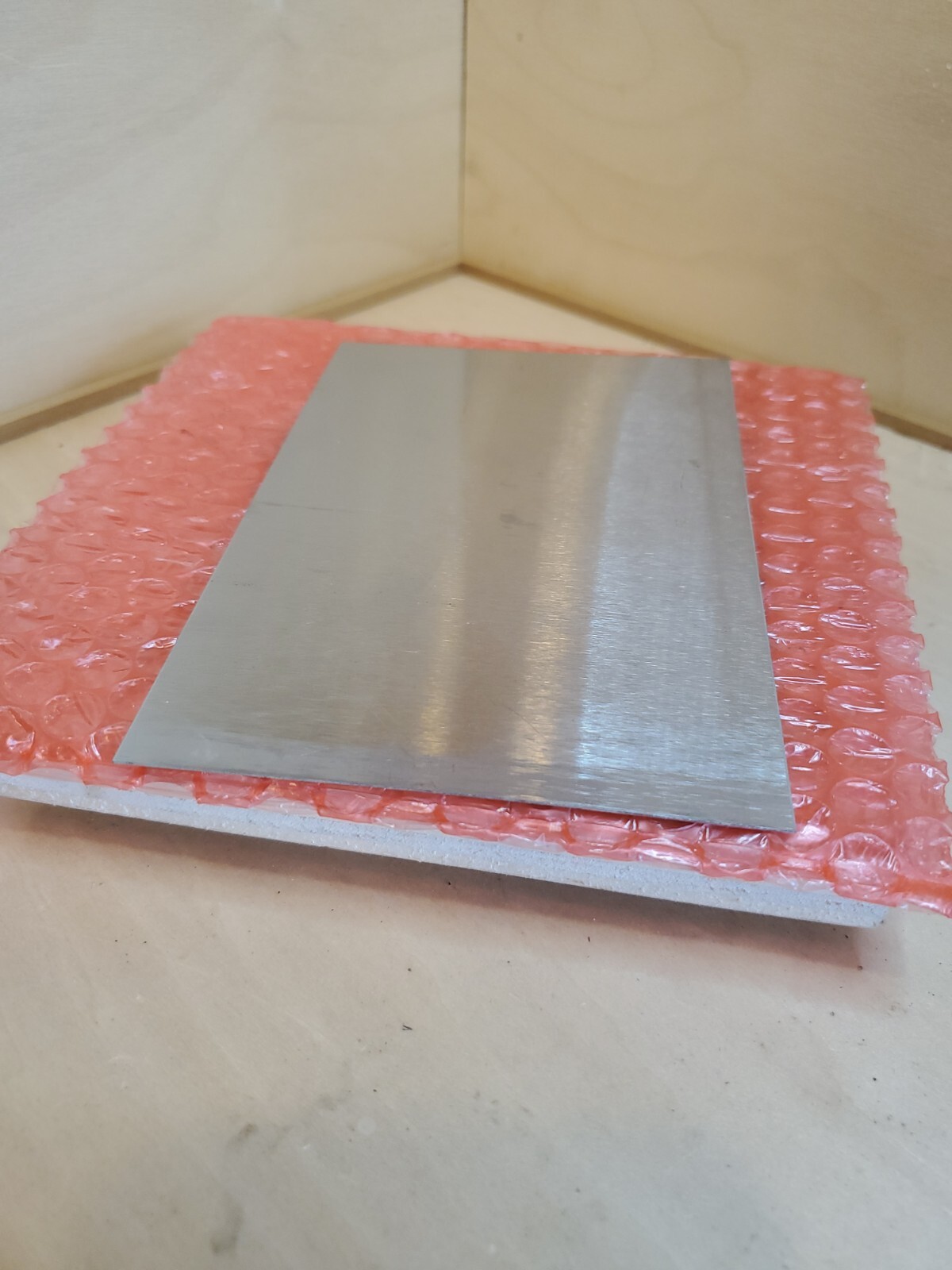 stainless steel sheet 1 piece 22 gage 6″ x 4″+- metal plate 430 welding tig mig